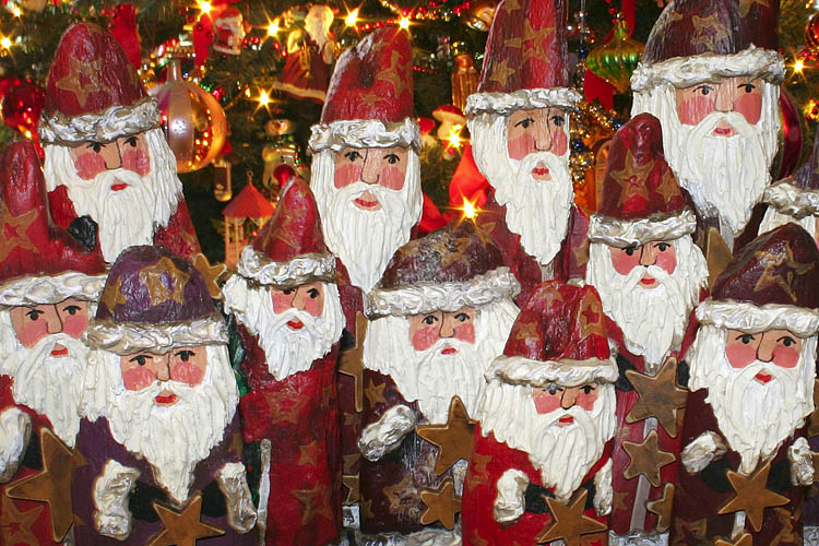 Driftwood Santas