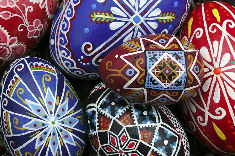 Wooden Pysanky
