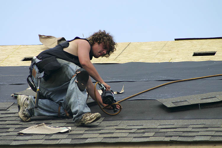 Laying the Shingles