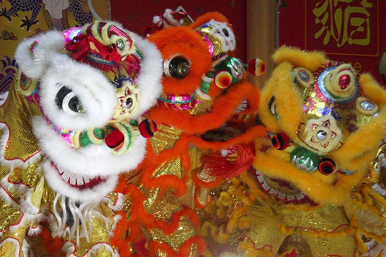 Three Chinese Lions