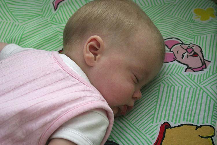 Asleep with Winnie the Pooh