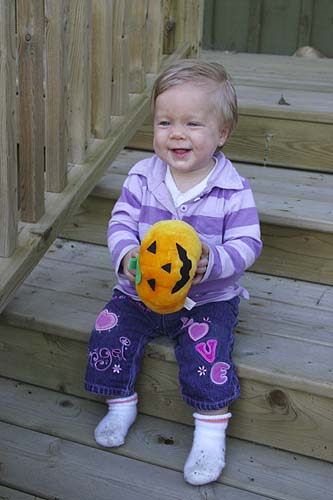 Rachel with Pumpkin #3