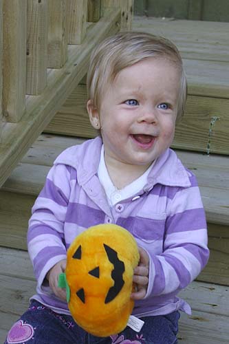 Rachel with Pumpkin #2