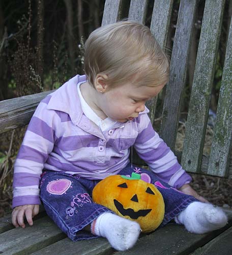 Rachel with Pumpkin #4