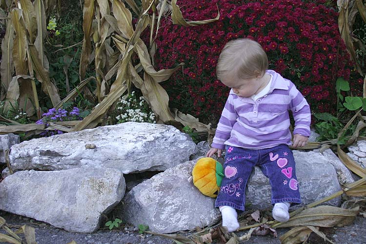 Rachel with Pumpkin #5