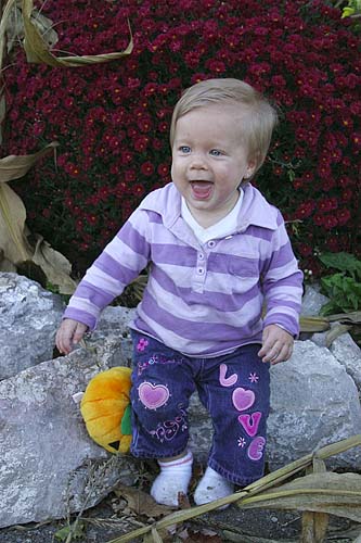 Rachel with Pumpkin #6
