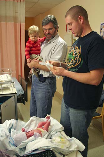 Changing a Diaper