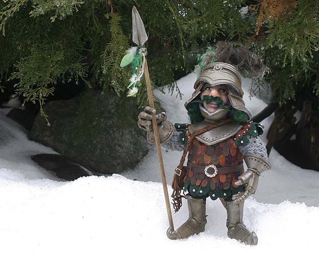 Standing Guard In The Snow