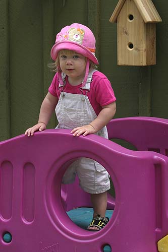 Rachel and her Slide