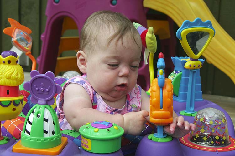 Enjoying The Exersaucer