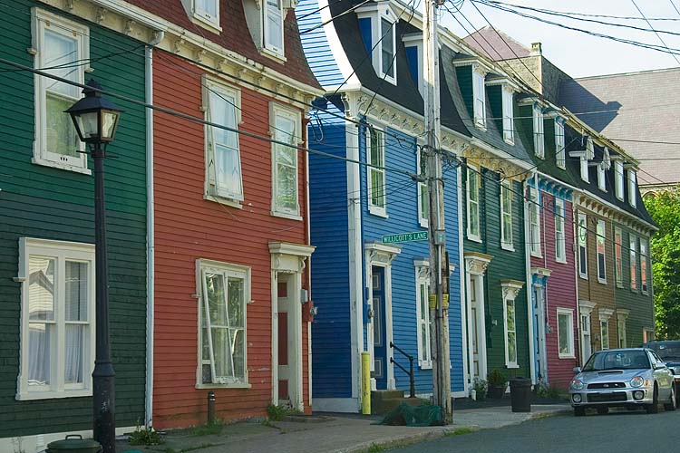 Colourful Row Houses