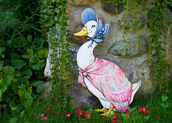 Jemima in the Garden