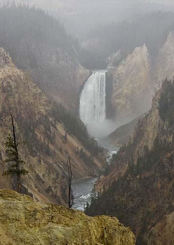 Flurries at the Falls