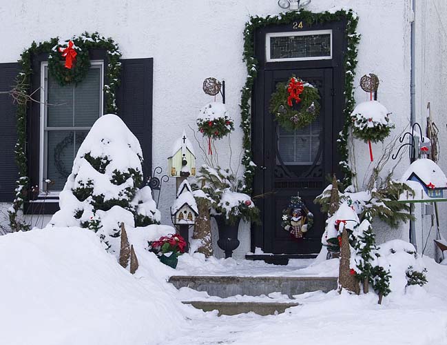 Festive Front Door