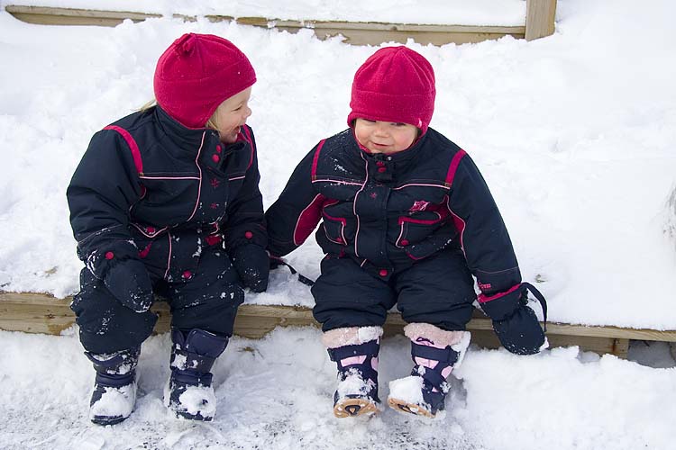 Sisters On the Step