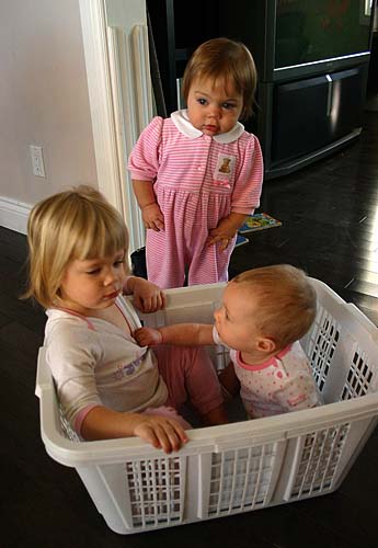 Three Girls and a Basket