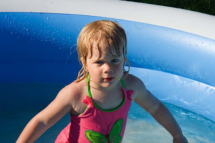 Rachel in Her Pool