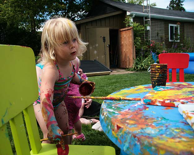 Painting the Furniture