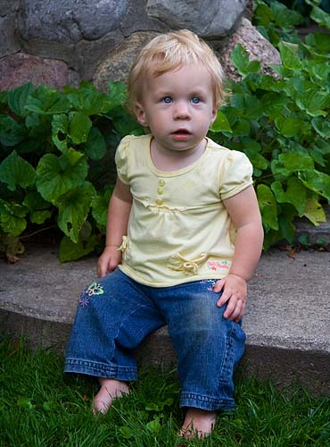 Cutie On the Step