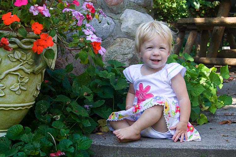 Natalya In the Backyard