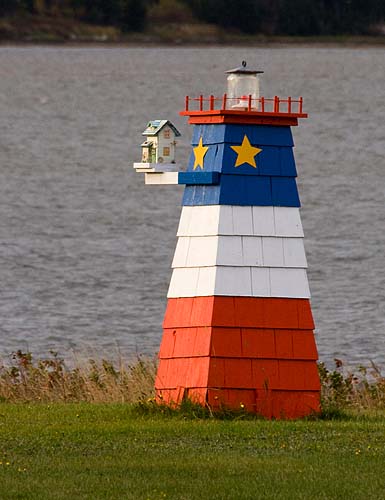 Lighthouse with Birdhouse