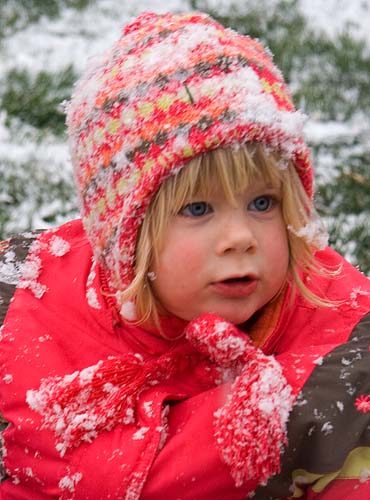 Rachel In the Snow