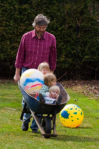 Taking A Spin Around the Yard with Grandpa