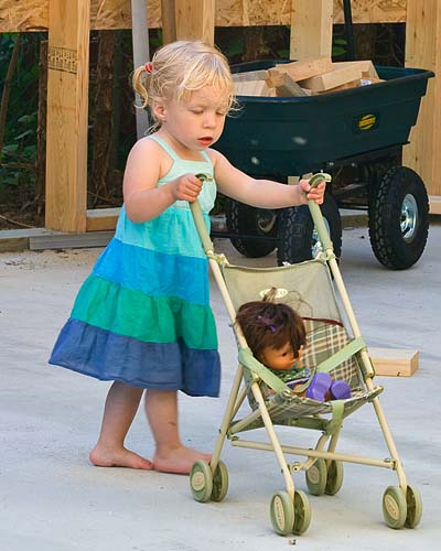 Taking Betsy For A Walk