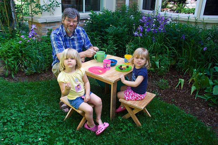 Snack-time with Grandpa