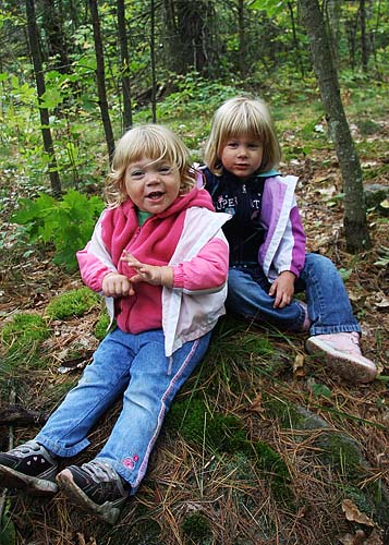 Girls on a Rock