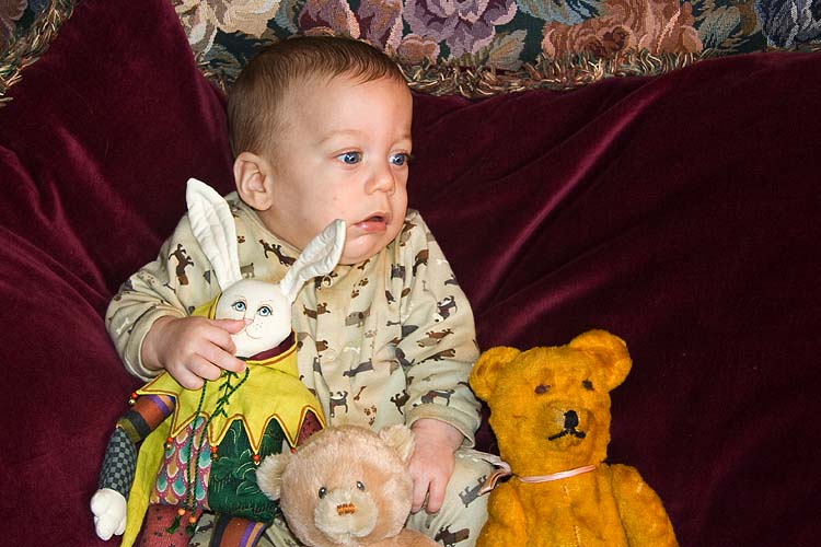 Boy with Toys