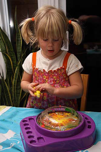 "Let's Try the Spin Art!"