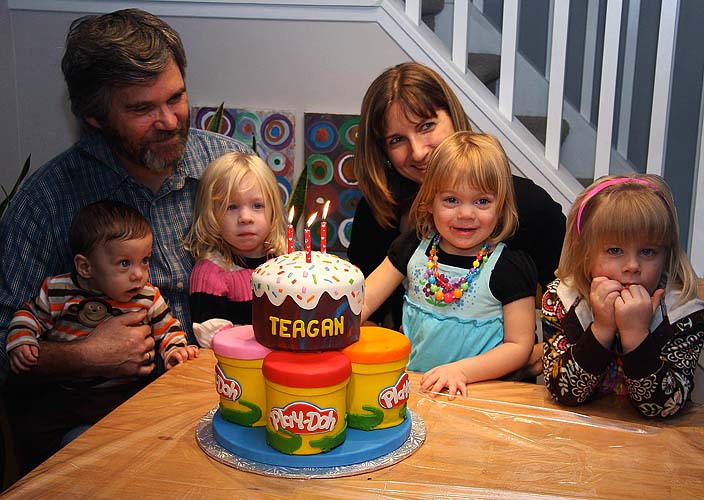 Everyone Around the Cake