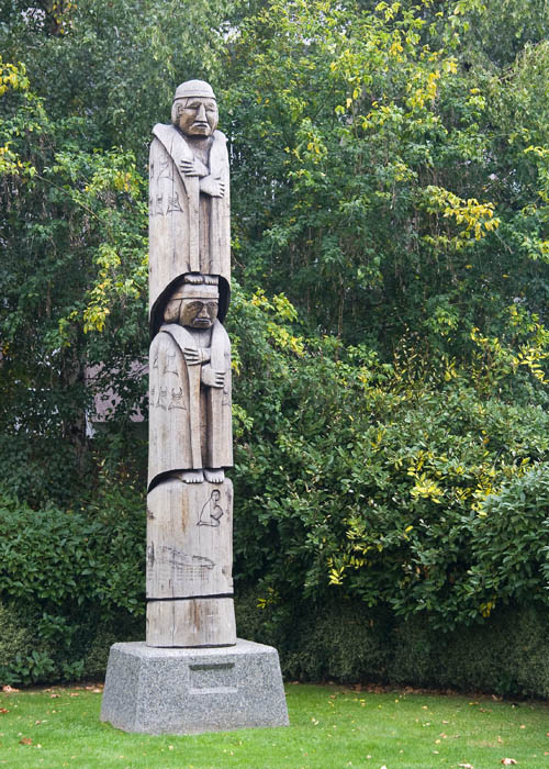 Cedar Man & Woman Pole