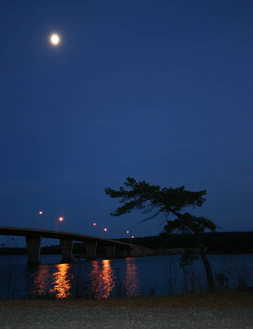 Moon Over the Bridge