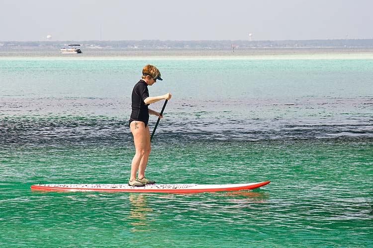 Surfboard Paddling