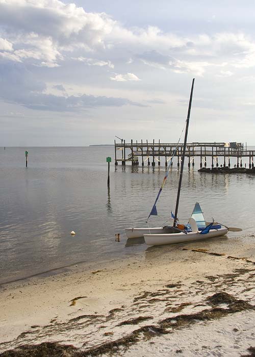 Catamaran on the Beach