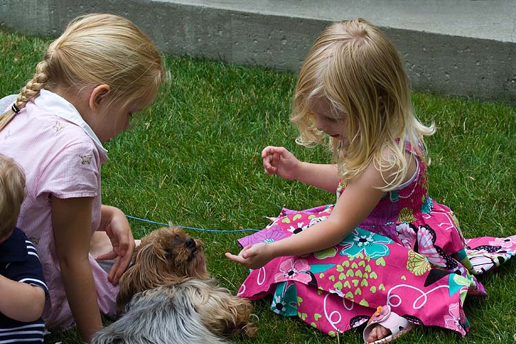 Girls with Doggie