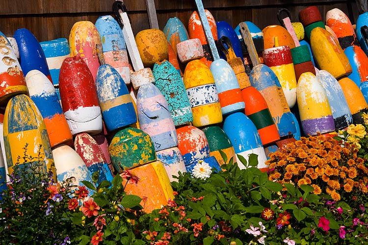 Colourful Buoys