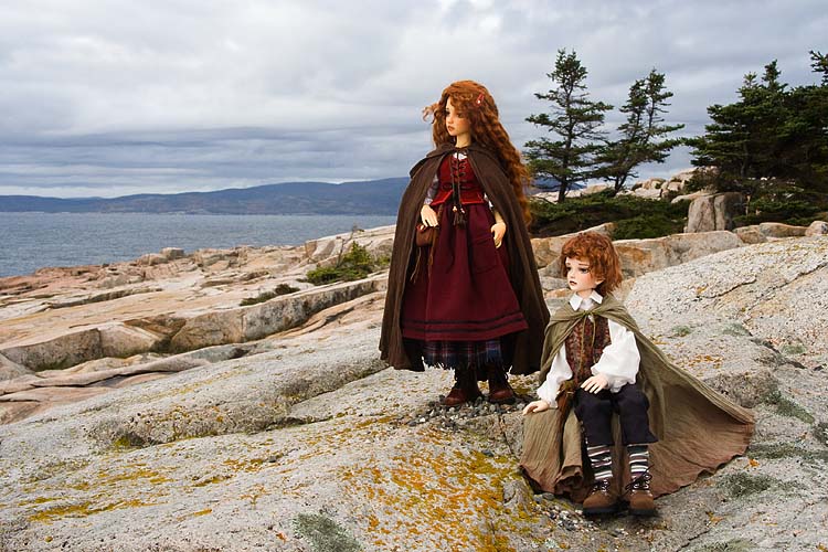 Maya & Narae in Acadia National Park