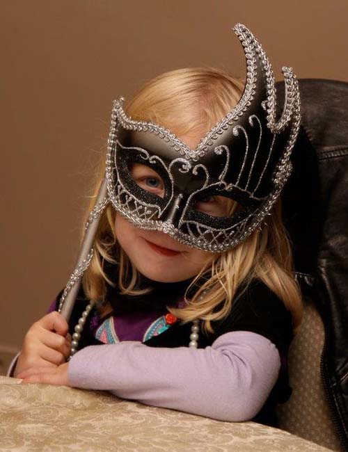 Girl with Mask