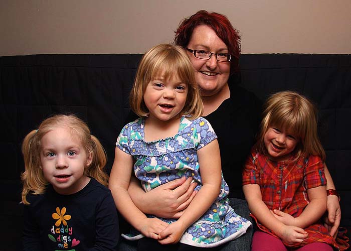 Three Girls and Auntie Marie-Ev