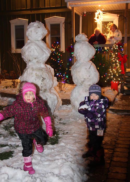 "Let's Help Roll Snowballs!"