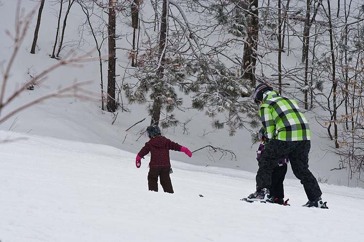 Skiing with Daddy