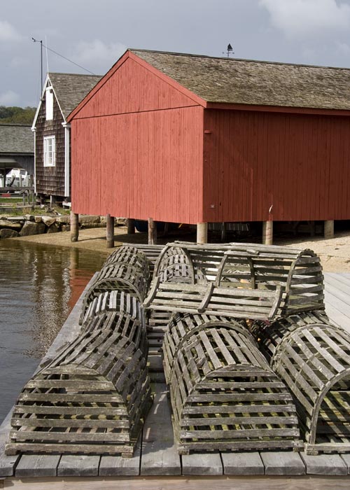 Fishing Shed & Lobster Traps