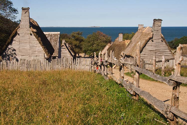 Village Overlooking Cape Cod Bay