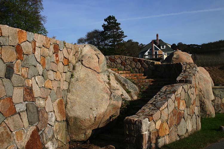 Rock Wall & Stairs