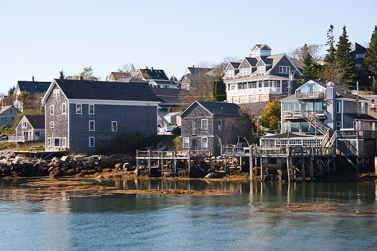 Traditional New England Fishing Village