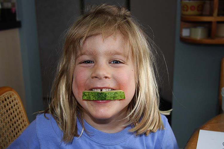 a Big Green Smile!