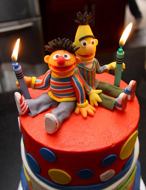 Ernie & Bert Wish Andrew a Very Happy 2nd Birthday!
